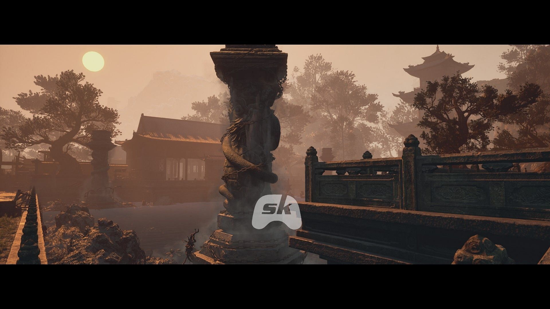 The statue in Wuchang (Image via Sportskeeda Gaming // 505 Games)